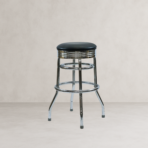 Classic 50's Diner Swivel Bar Stool