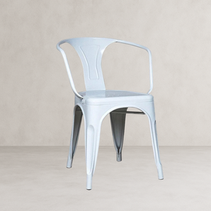 Heritage A Armchair with Metal Seat