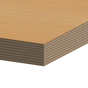 FLAT PLY EDGE WITH VENEER