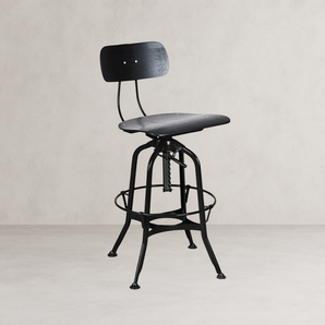 Toledo Swivel Adjustable Height Bar Stool