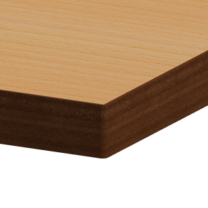WOOD FLAT EDGE ON VENEER
