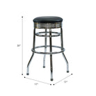 Classic 50's Diner Swivel Bar Stools